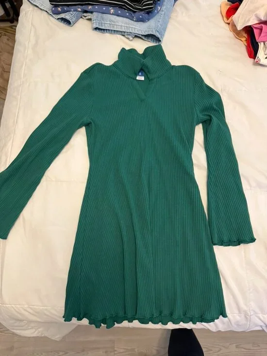 Polo long sleeve girls dress