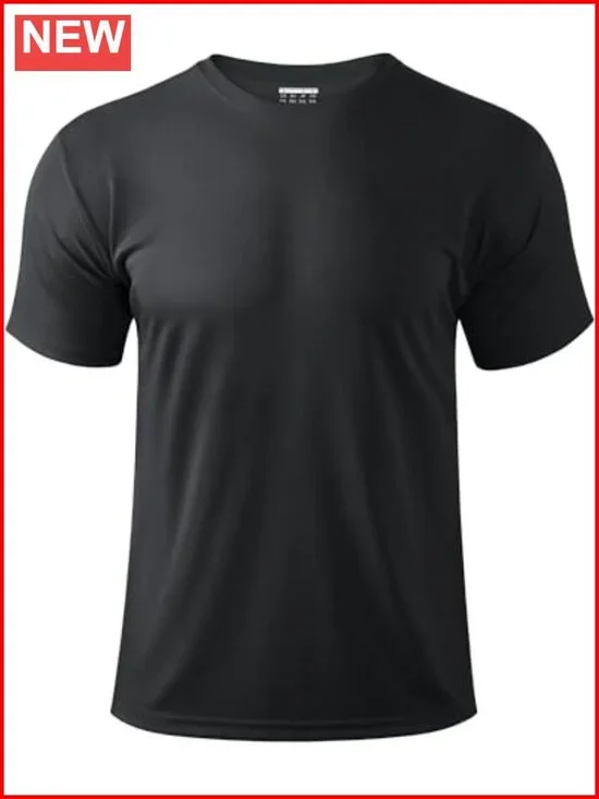 UPF 50+ Sun Protection Rash Guard Men Short Sleeve Quick Dry