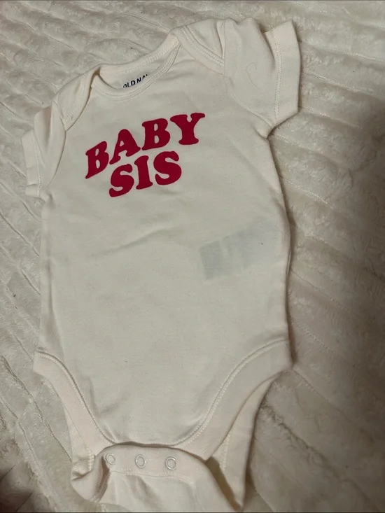 Old Navy Baby Sis Bodysuit