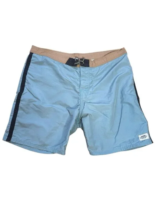 Katin OG Vintage Board Shorts Blue size 38 6.5” inseam