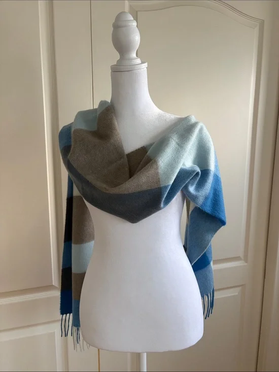 CASHMERE BY CHARTER CLUB SCARF EUC