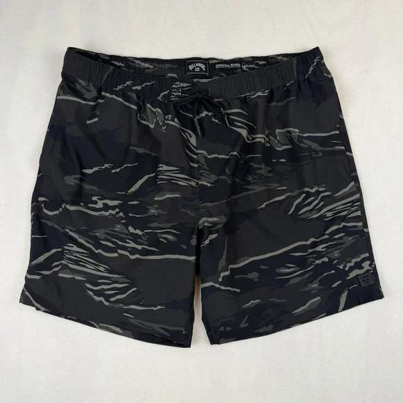Billabong Adventure Division Gym Swim Shorts Hybrid Mens XL Abstract Camo