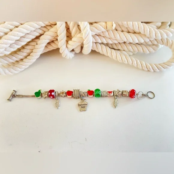 3 for $25 pick and bundle.  🏡🏡🏡 September Sass Teacher Charm Bracelet