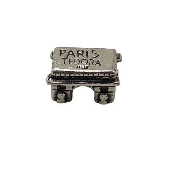 Tedora Paris Italy Silver Charm Bead For European Bracelets Necklace
