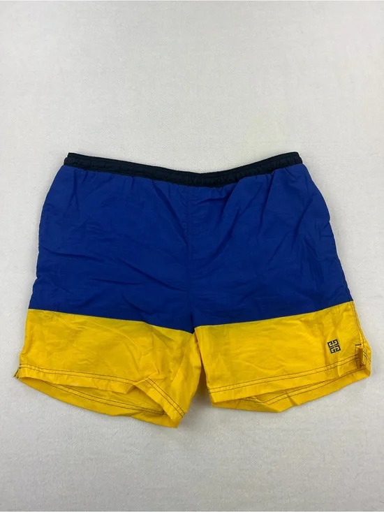 Givenchy Blue and Navy Mesh-Lined Swim Shorts