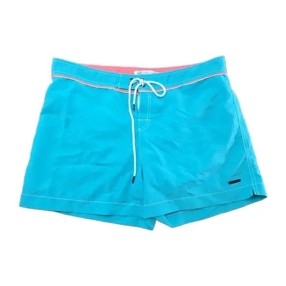 Parke & Ronen Swim Trunks Mens Size 34 Lined Turquoise Boardshorts 4