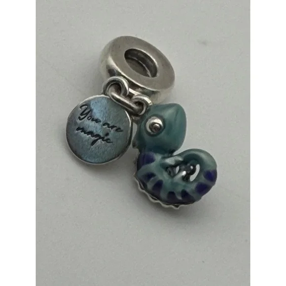 Pandora Color-changing Chameleon Dangle Charm 791676C01 Sterling Silver