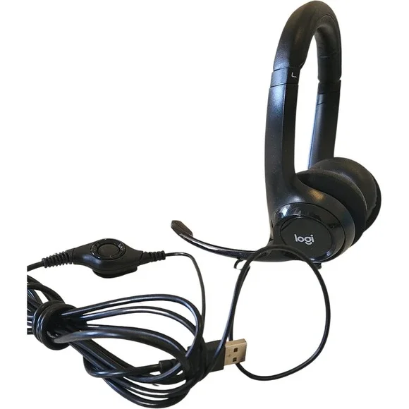 Logitech H390 USB Headset with Noise-Canceling‎ Microphone for Gaming, Meeting