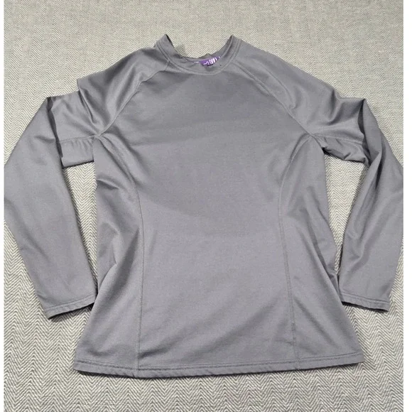 Cuddl Duds Arcticore Heavyweight Thermal Base Layer Top Gray Mens Medium