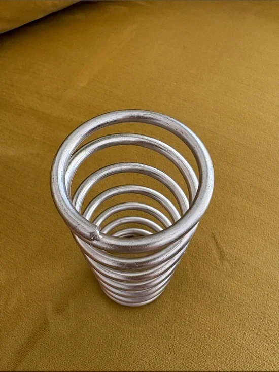 Stainless Steel Spiral Toothbrush Holder / Pen Holder - Minimalist Design
