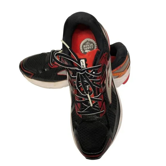 Brooks Ravenna 7 R7 Black Red Orange Men s Running Training‎ Shoes SZ 8