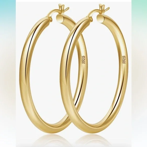 Gold Hoop Earrings