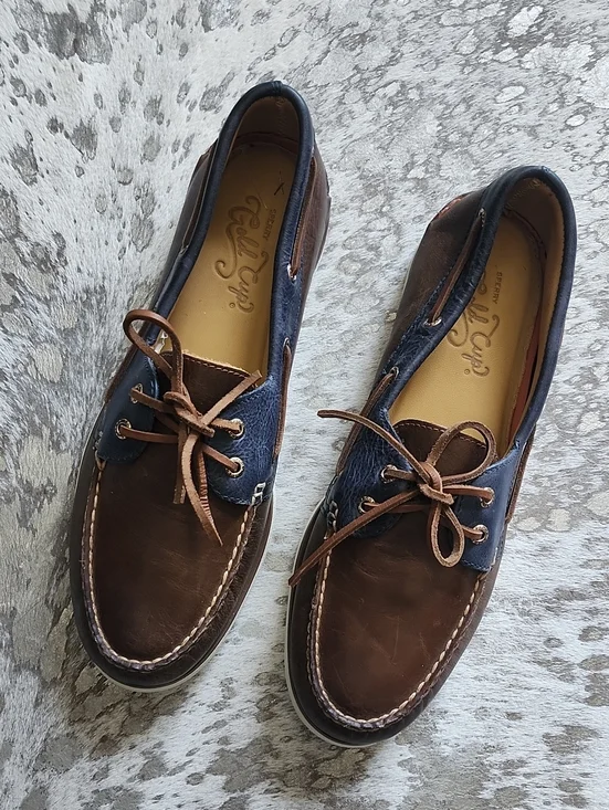 Sperry Gold Cup Authentic Orginal Boat Shoes NWOB Sz12⁸