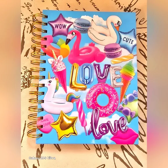 FLOMO: NYGALA CORP Love Fun Design New Hardback Notebook