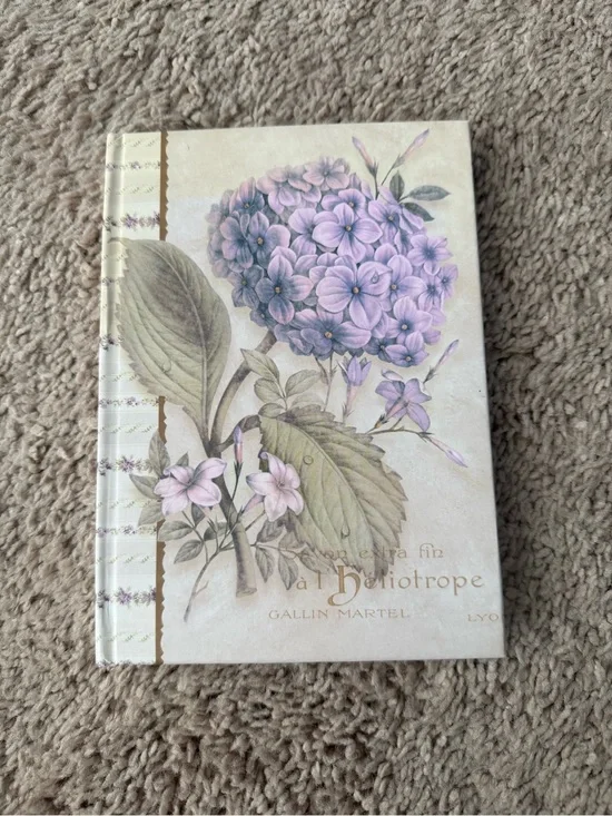 Floral Hardcover Journal with Lavender Hydrangea Design