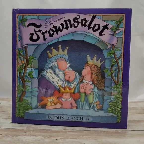 Frownsalot Children's Book Journal, Blank Book Diary, Book Cover Notebook