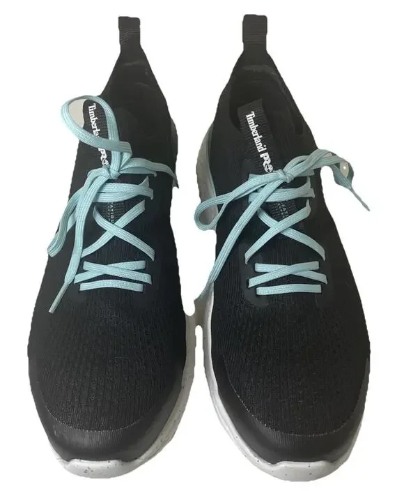 Timberland PRO Setra Womens Shoes Sz 7.5 M Black Knit Composite Toe Sneakers