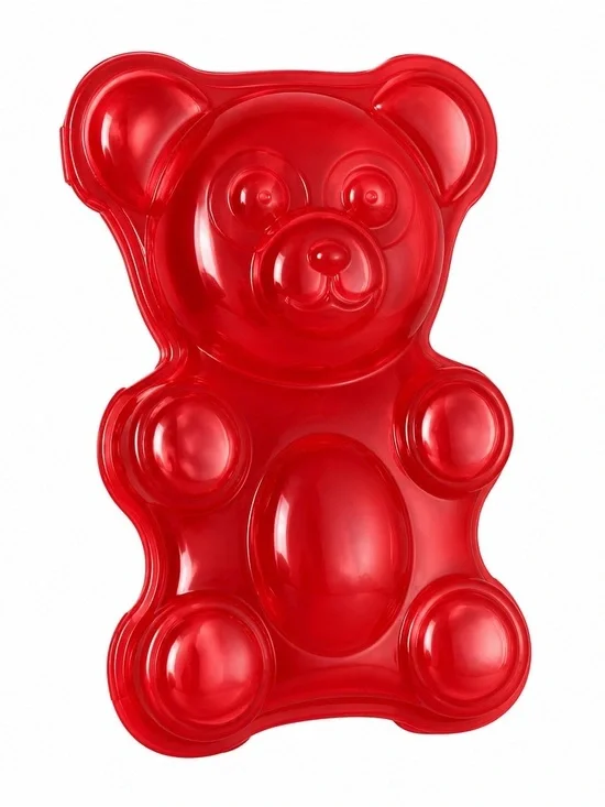 Adorable Red Gummy Bear Pencil or Accessory Case