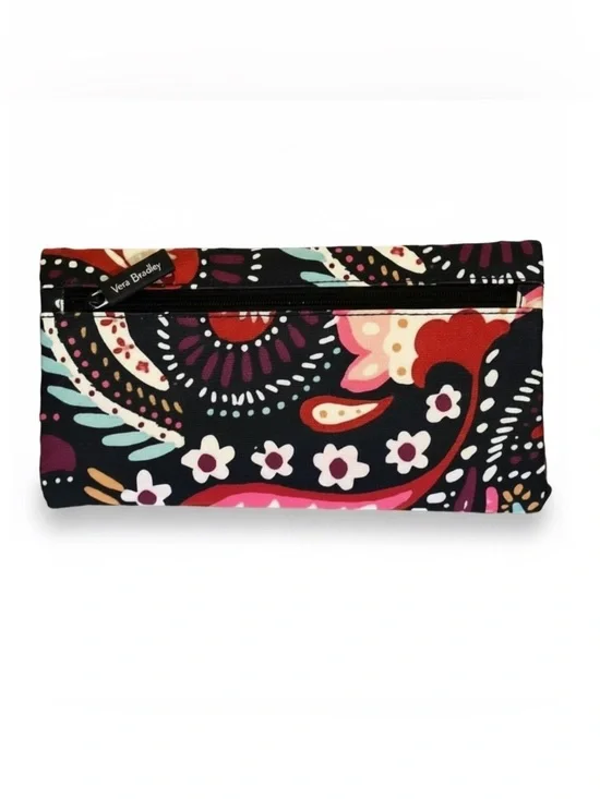💖🆕💖 Vera Bradley Pencil Pouch In A Painted Paisley Pattern NWT