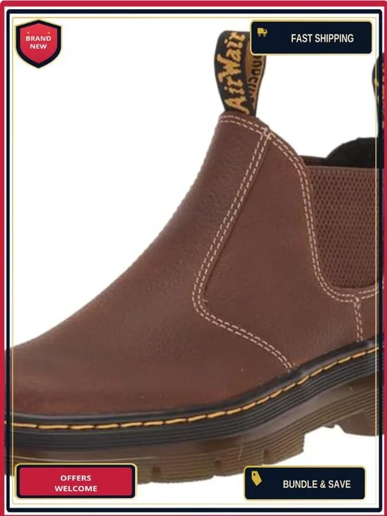 Dr. Martens Hardie II Leather Chelsea Boot Ankle Boot Handmade