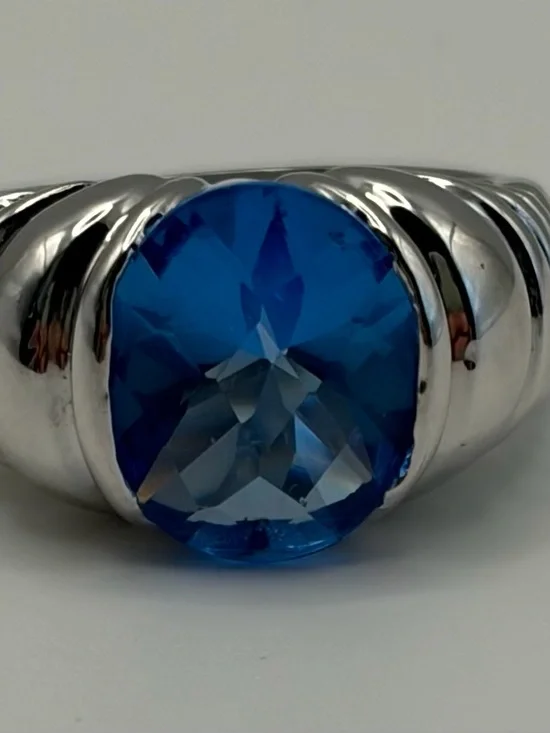 Blue Topaz Ring