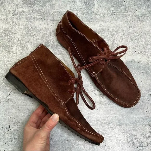 John Varvatos Moc Toe Chukka Boots 9.5