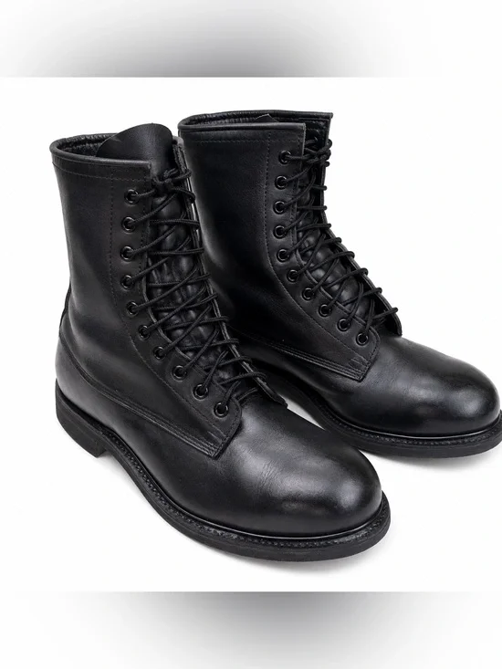 Vintage 1994 Wolverine US Military Steel Toe Combat Boots 9R