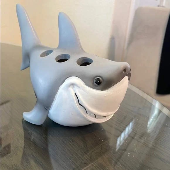 Gray Shark Aquarium Decoration