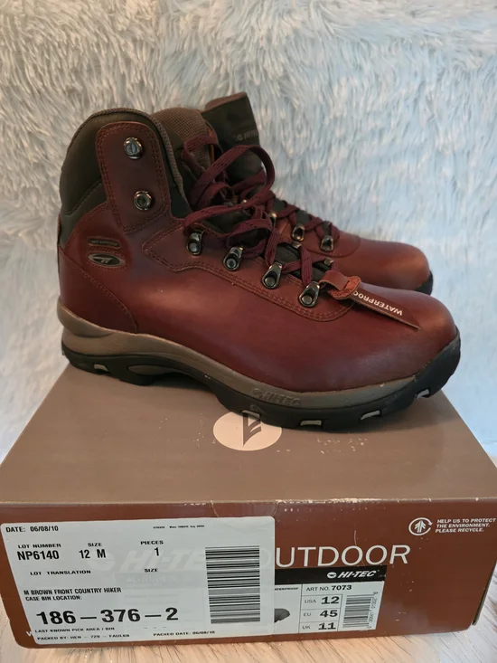 Hi-Tec Men's Brown Waterproof Hiking Boots