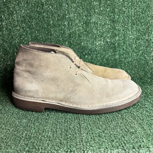 Clarks Bushacre 2 Suede Lace Up Chukka Desert Classic Boot Tan Mens Size 11 M
