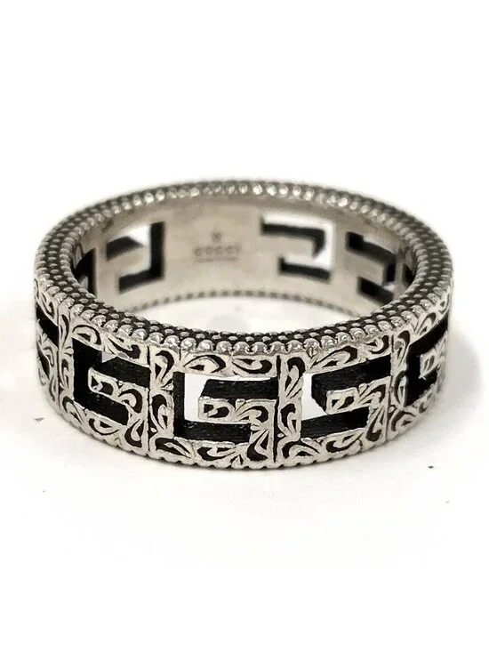 Gucci Square Arabesque Ring