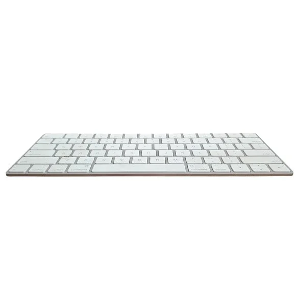 Apple Magic Keyboard A1644 Wireless Bluetooth Rechargeable Silver White QWERTY