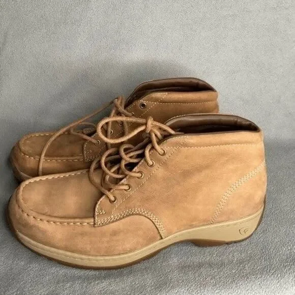 Red Wings 4004 Leather Lace Up Chukka Boots Men Size 9D‎ Tan
