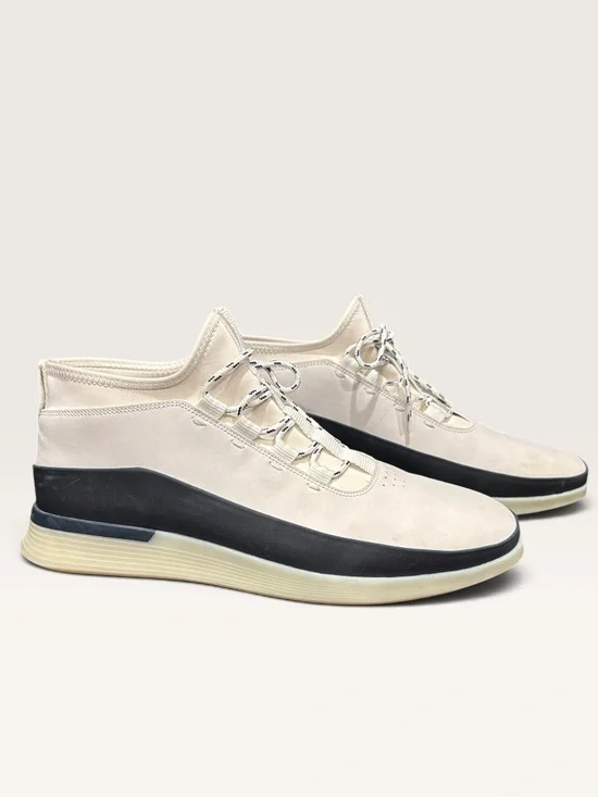 Size 12- Wolf & Shepherd Crossover Mid sneakers Cream and Navy