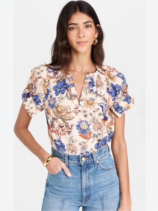 NEW Ulla Johnson Naomi Top in  Magnolia 6