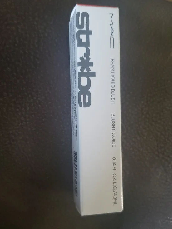MAC Struckbe Beam Liquid Blush in White Packaging