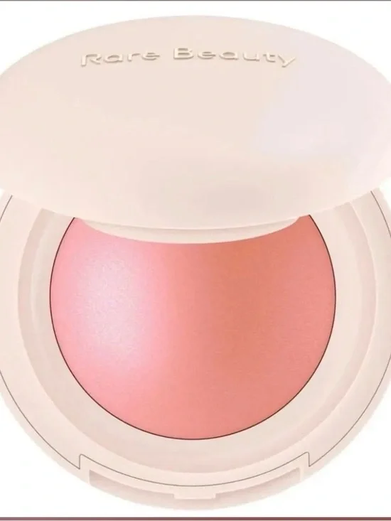 Rare Beauty Soft Pink Blush Dome — Creamy Pink Cheek Color CHEER