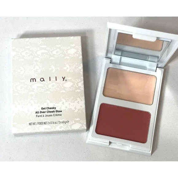 Mally Get Cheeky All Over Cheek Glow‎ - Pretty in Pink - Full Size -New in Box