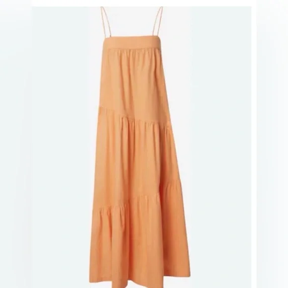 ABERCROMBIE & FITCH‎  Maxi Dress XLP Orange NEW Casual Bohemian