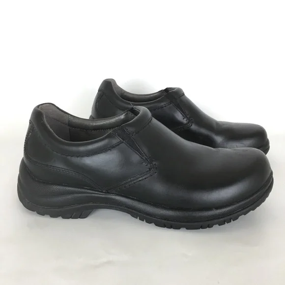 DANSKO Wynn Leather Clog Slip On Non Slip Black Men's Shoes U.S. 9.5-10 EU 43