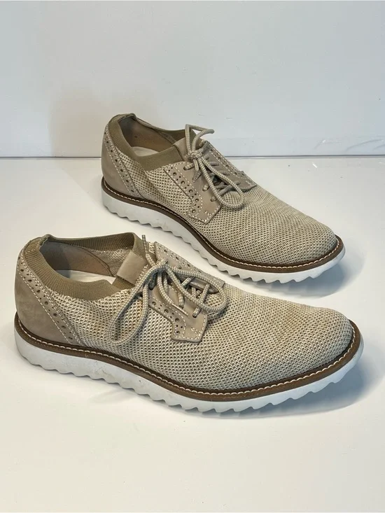 Dockers Knit Oxford Shoes | Taupe/Beige | Men’s Size 8M