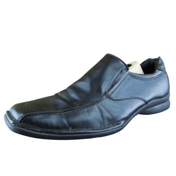 Dexter  Men Loafer Shoes Black Leather Slip On‎ Size 12 Medium