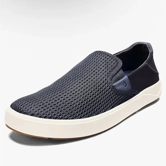 OLUKAI Lae'ahi Men's SlipOn Sneakers Lightweight Barefoot Feel & Breathable Mesh