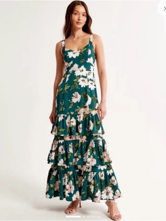 Maxi Floral Tiered Floral Sundress