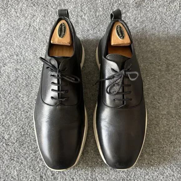 Wolf & Shepherd Black Crossover Longwing Leather Dress Comfort Shoes Men’s 10.5