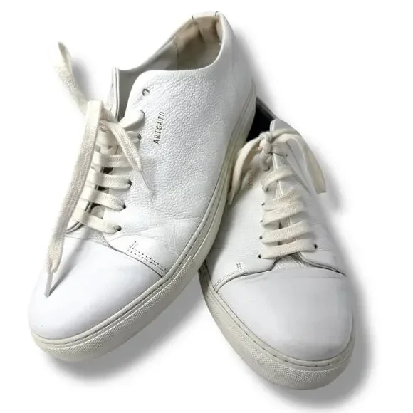 Axel Arigato Clean 90 White Leather Sneakers Men's US 11 EU 45 Cap Toe Low Top