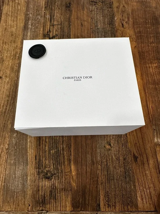 Dior White Box with Black Seal