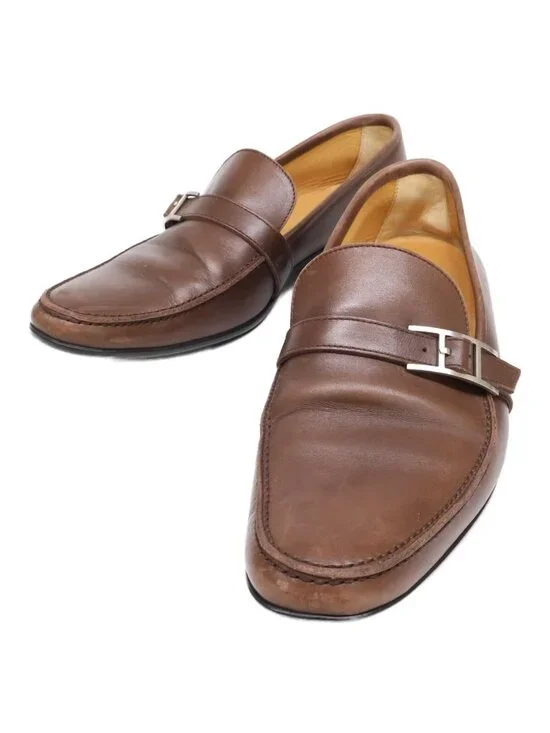 Hermes Hapi Leather Loafers
