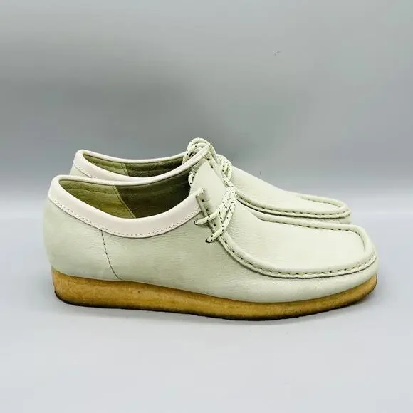 Clarks Shoes Mens 9.5 Green Suede Originals Moc Toe Moccasin Casual Comfort