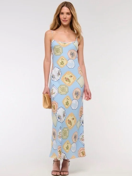 Abercrombie Julia Slip Maxi Dress